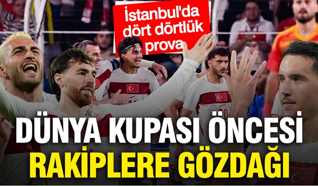 'Bizim Çocuklar'dan Dünya Kupası öncesi Kadıköy'de müthiş prova!