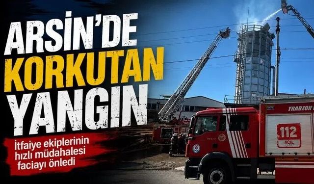 Trabzon'da yangın! OSB yine alev alev...