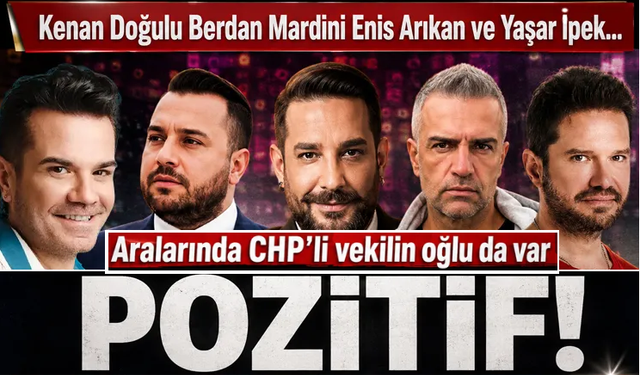 Çok sayıda ismin testi pozitif! Kenan Doğulu, Ozan Doğulu, Enis Arıkan.