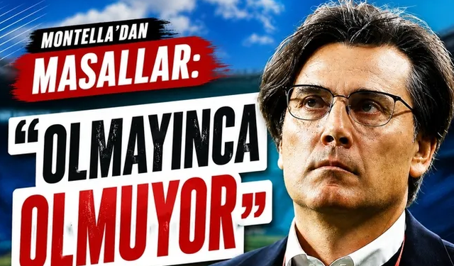 Montella'dan masallar: "Olmayınca olmuyor"