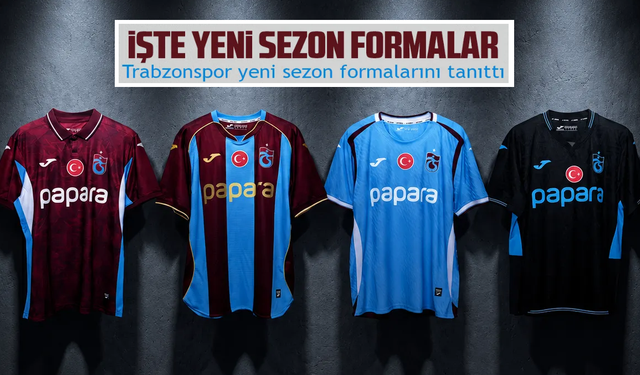 Trabzonspor yeni sezon formalarını tanıttı!