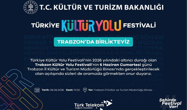 Kültür Yolu Festivali Başlıyor