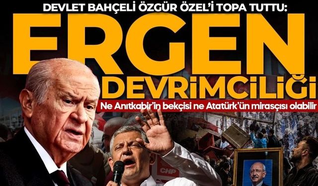 Devlet Bahçeli Özgür Özel’i topa tuttu: Ne Anıtkabir’in bekçisi ne Atatürk’ün mirasçısı olabilir
