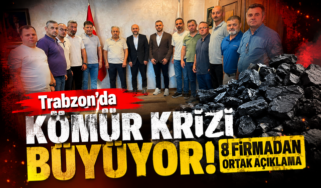 Trabzon'da kömür krizi büyüyor! 8 firmadan ortak açıklama