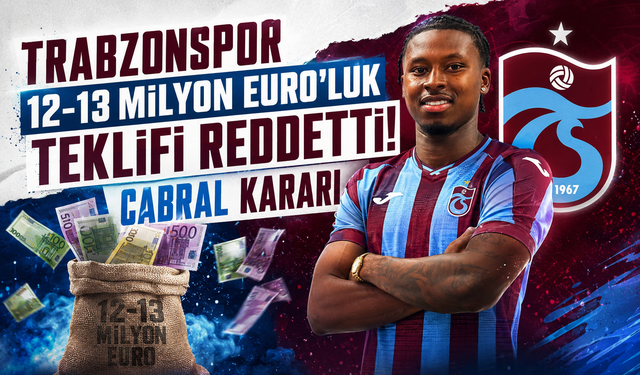Trabzonspor’dan Cabral kararı
