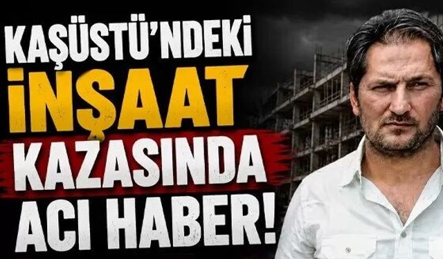 Trabzon'da feci olay! İnşaatta hayatını kaybetti