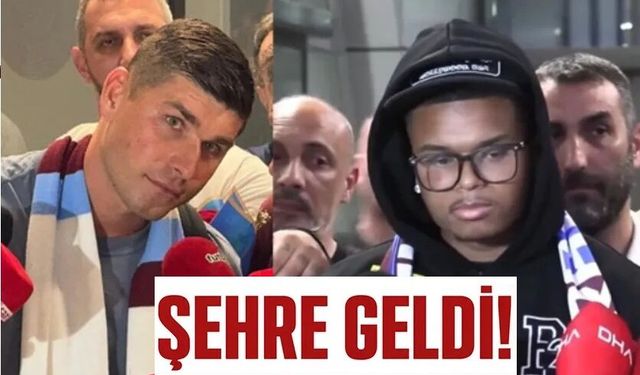 Ruslan Malinovskyi ve Noah Saviolo şehre geldi!