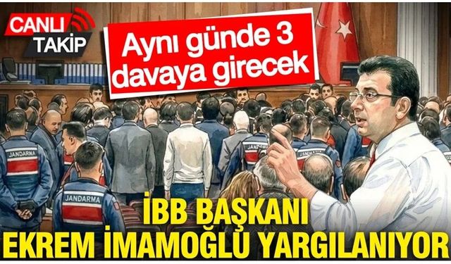 Ekrem İmamoğlu'nun bugün 3 davası var