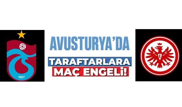 Trabzonspor-Frankfurt maçına taraftar alınmayacak!