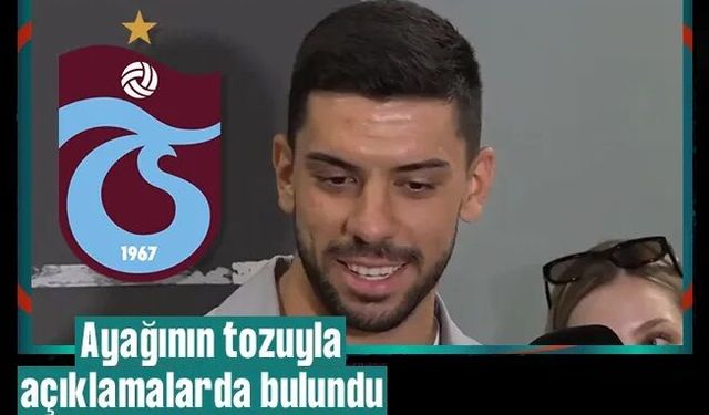 Cenk Özkacar Trabzonspor için şehre geldi!