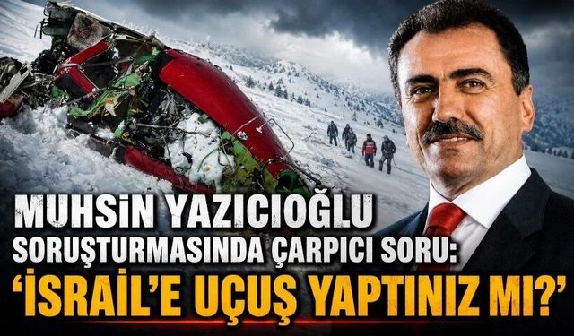 “İsrail’e uçuş yaptınız mı?”