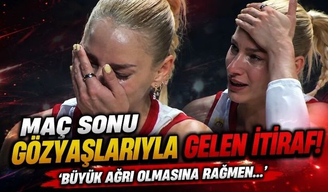 Maç sonu gözyaşlarıyla gelen itiraf! ‘Büyük ağrı olmasına rağmen…’