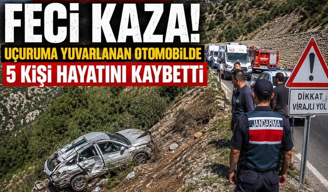 Antalya'da korkunç kaza! 5 kişi hayatını kaybetti