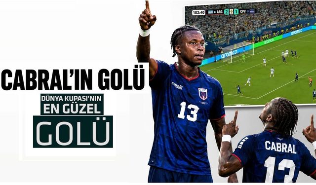 Cabral Dünya Kupası'nın en iyisi oldu