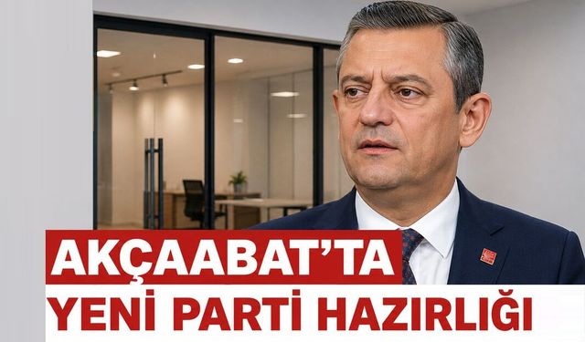 Trabzon'un o ilçesinde yeni parti hazırlığı başladı!