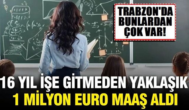 16 yıl işe gitmeden yaklaşık 1 milyon euro maaş aldı: Gerçek mahkemede ortaya çıktı