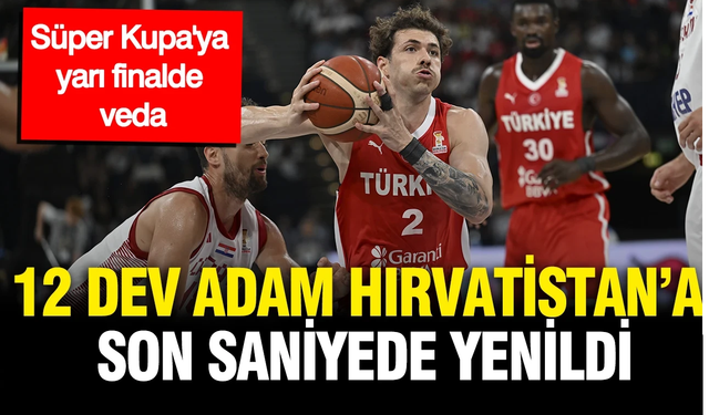 12 Dev Adam turnuvaya veda etti...