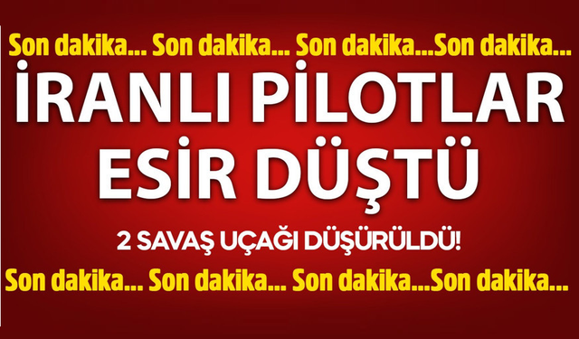 İki savaş uçağı düştü, 3 pilot esir alındı!