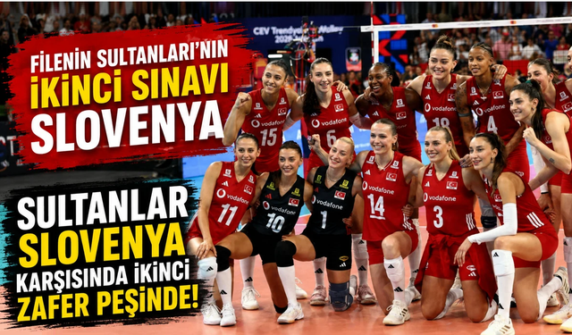 Filenin Sultanları sahnede! Rakip Slovenya