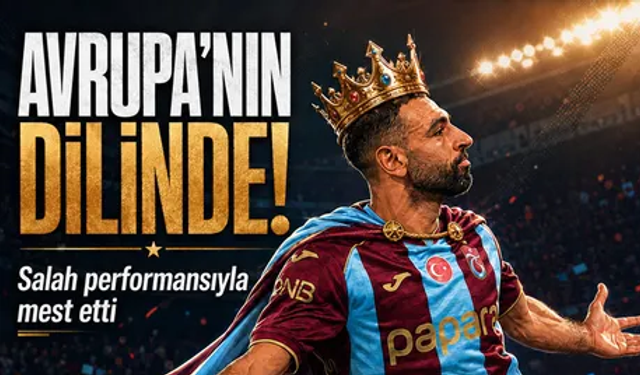 Muhammed Salah Avrupa basınında gündem oldu! Trabzonspor'u zafere taşıdı