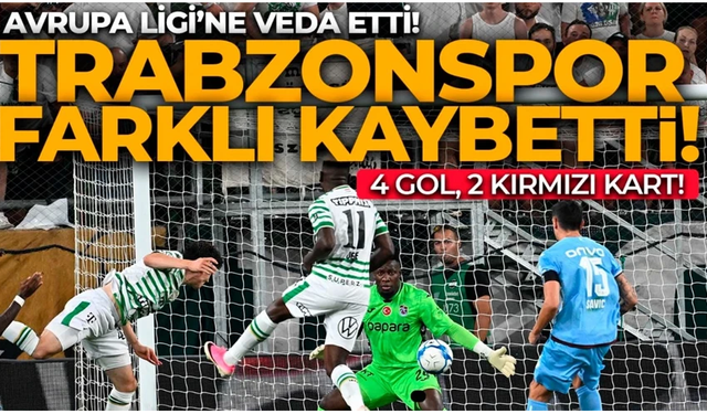 Trabzonspor deplasmanda Ferencvaros'a kaybetti!