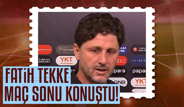Fatih Tekke: Rövanş için ümidim var