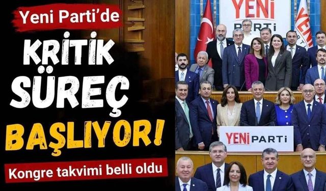 Yeni Parti için kritik süreç başlıyor