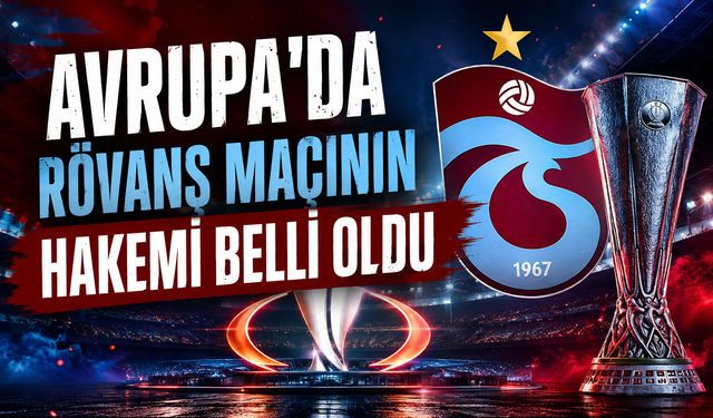 Avrupa'da rövanş maçının hakemi belli oldu