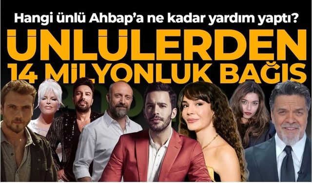 AHBAP'a 14 milyon TL'lik bağış! MASAK tek tek inceledi: Hangi isim ne kadar yardım yaptı?