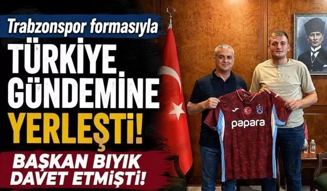 Trabzonspor formasıyla Türkiye gündemine yerleşti!