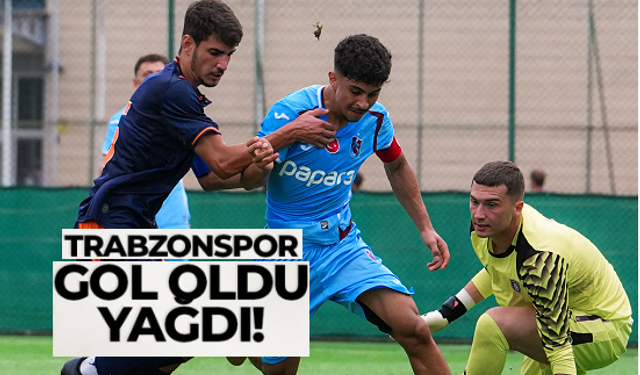 Trabzonspor gol oldu yağdı