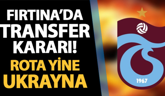 Trabzonspor'a Ukraynalı stoper!
