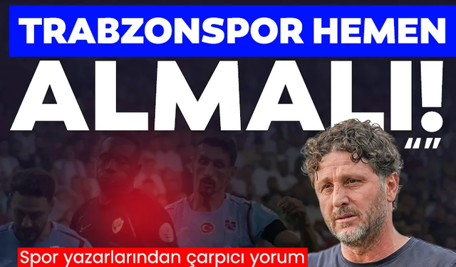 Amedspor – Trabzonspor maçı sonrası açıkladı: “Hemen alınmalı”