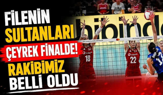 Filenin Sultanları çeyrek finalde! Rakibimiz belli oldu