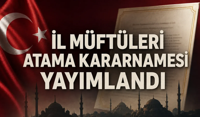 Trabzonlu müftülerin yeni görev yerleri belli oldu! 35 ilde değişim var