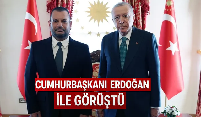 Cumhurbaşkanı Erdoğan, Başkan Doğan'ı kabul etti!