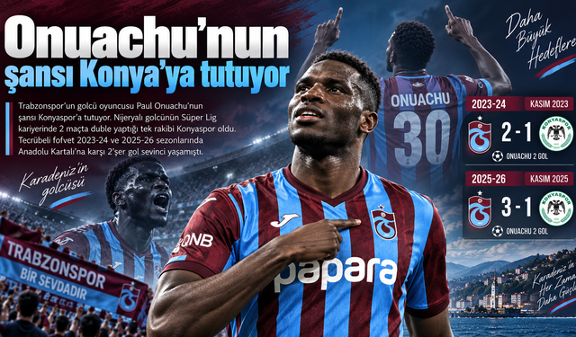 ONUACHU KONYASPOR’U SEVİYOR