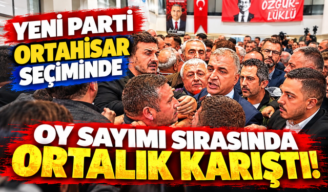 Yeni Parti Ortahisar seçiminde oy sayımı sırasında ortalık karıştı!