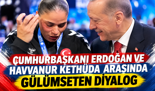 Cumhurbaşkanı Erdoğan ve Havvanur Kethüda arasında gülümseten diyalog