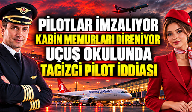 Uçuş okulunda tacizci pilot iddiası!