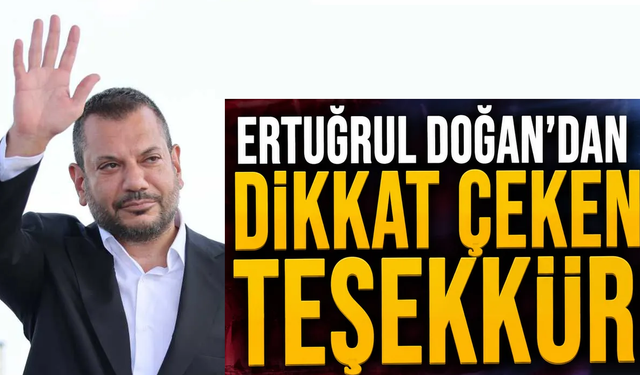 Başkanı Doğan'dan Rizespor maçı sonrası açıklama!