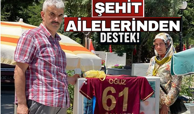 Şehit ailelerinden Trabzonspor mesajı!