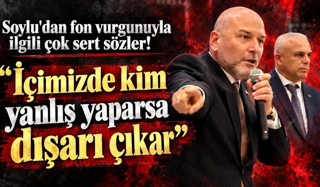 "İçimizde kim yanlış yaparsa dışarı çıkar"