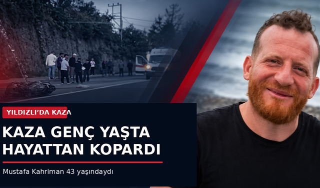 Trabzon'da feci kaza! Motosiklet sürücüsü hayatını kaybetti