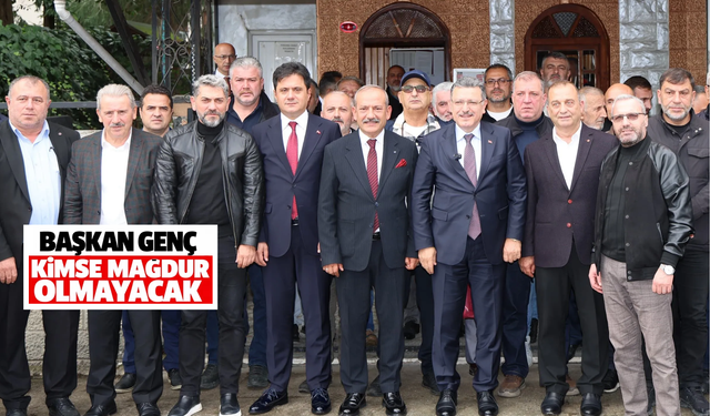 Başkan Genç'ten dolmuş esnafına güvence: Kimse mağdur olmayacak