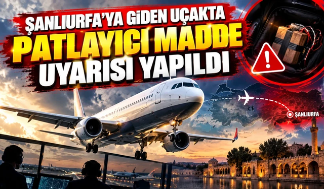 Ankara’dan kalkan yolcu uçağında alarm! “Patlayıcı madde” notu bulundu