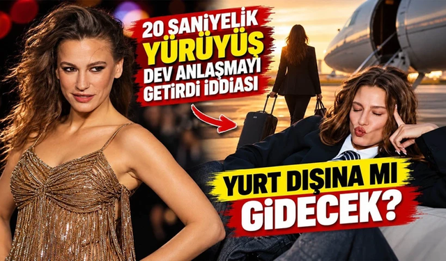Podyumda yürümesi yetti!