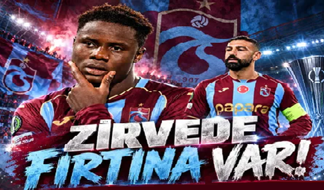 Trabzonspor zirveye aday! Konferans Ligi puan durumu
