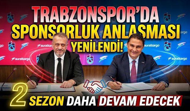 Trabzonspor’da sponsorluk anlaşması yenilendi! 2 sezon daha devam edecek