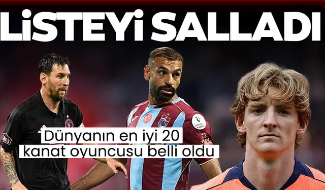 Dünyanın en iyi 20 kanat oyuncusu belli oldu!